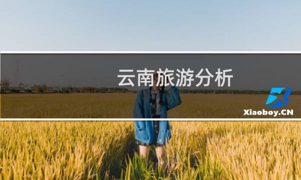 云南旅游分析