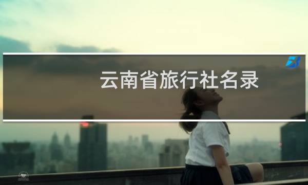 云南省旅行社名录
