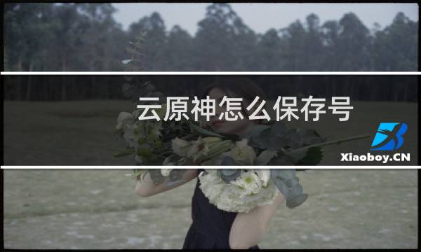 云原神怎么保存号
