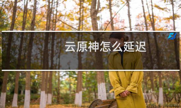 云原神怎么延迟