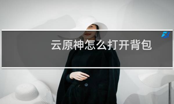 云原神怎么打开背包