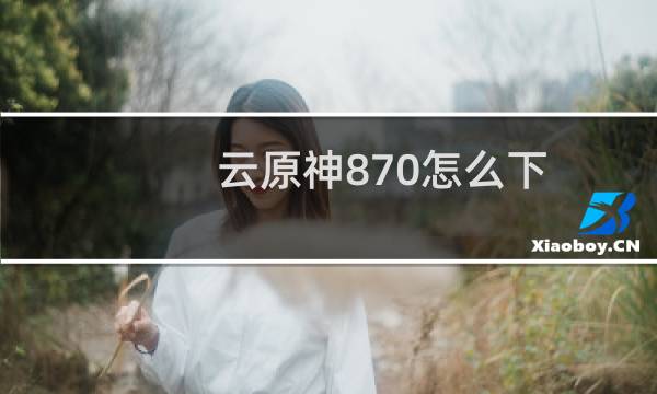 云原神870怎么下