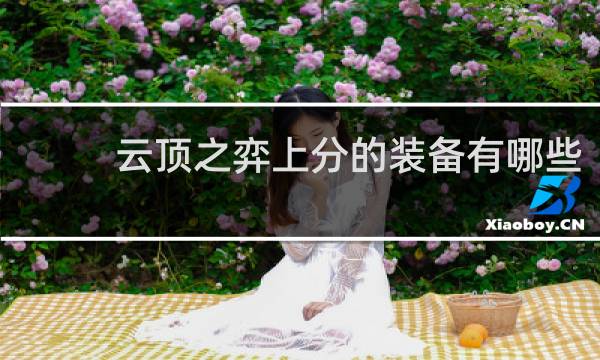 云顶之弈上分的装备有哪些