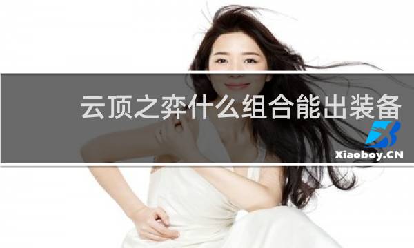 云顶之弈什么组合能出装备