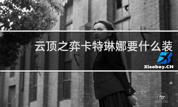 云顶之弈卡特琳娜要什么装