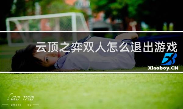 云顶之弈双人怎么退出游戏