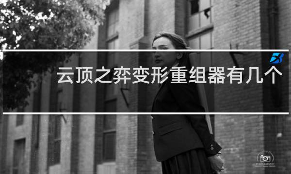 云顶之弈变形重组器有几个