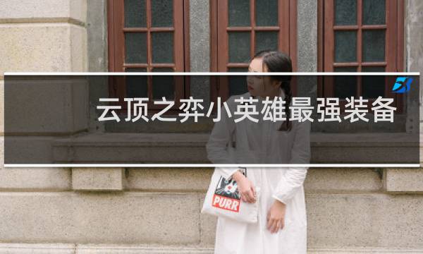 云顶之弈小英雄最强装备