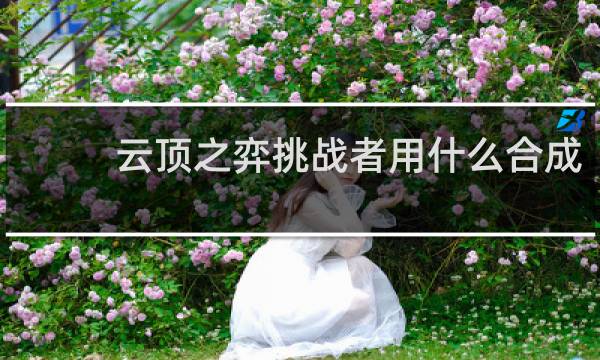 云顶之弈挑战者用什么合成