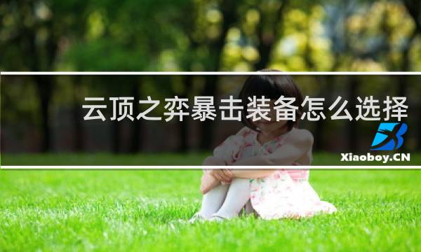 云顶之弈暴击装备怎么选择