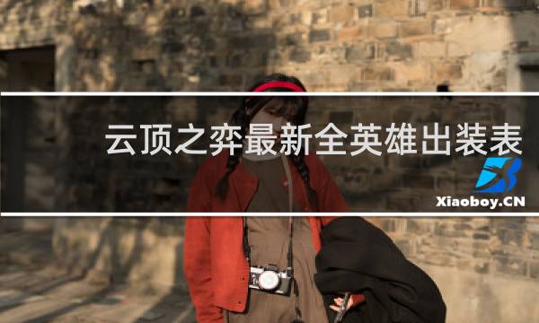 云顶之弈最新全英雄出装表