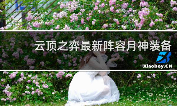 云顶之弈最新阵容月神装备