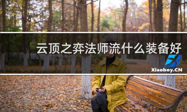 云顶之弈法师流什么装备好