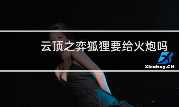 云顶之弈狐狸要给火炮吗