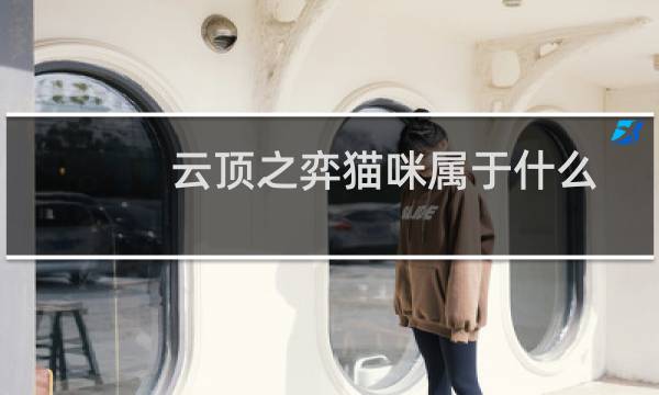 云顶之弈猫咪属于什么