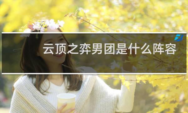 云顶之弈男团是什么阵容