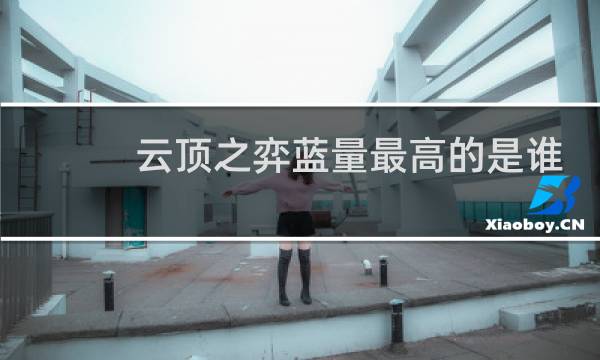 云顶之弈蓝量最高的是谁