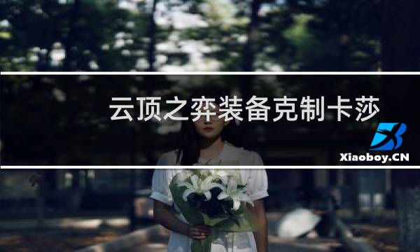 云顶之弈装备克制卡莎