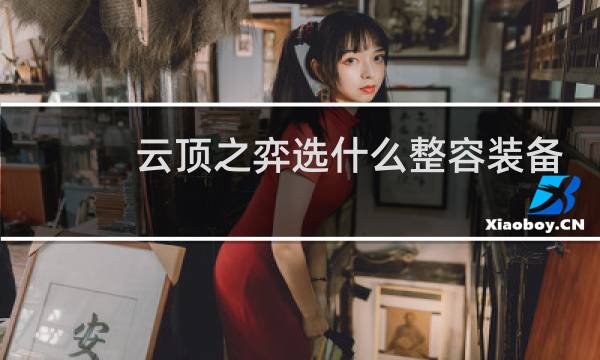 云顶之弈选什么整容装备