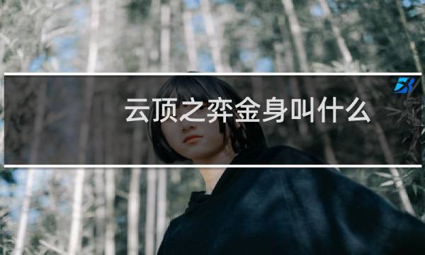 云顶之弈金身叫什么