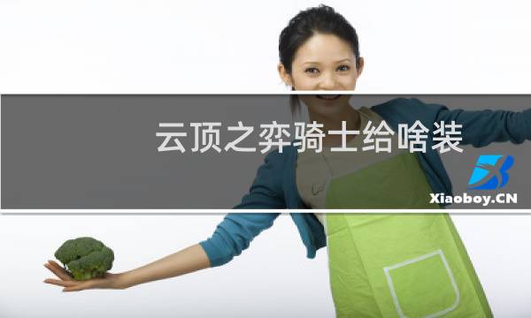云顶之弈骑士给啥装