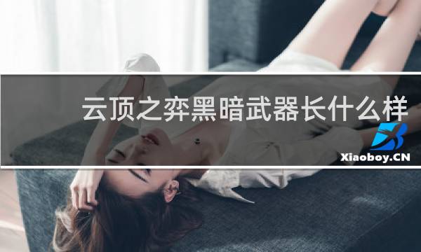 云顶之弈黑暗武器长什么样