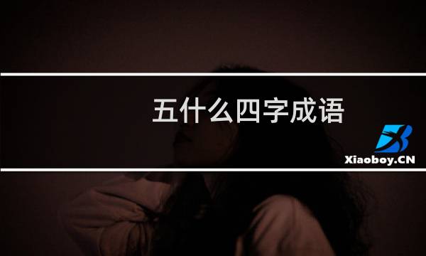 五什么四字成语