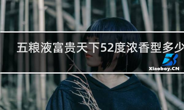 五粮液富贵天下52度浓香型多少钱