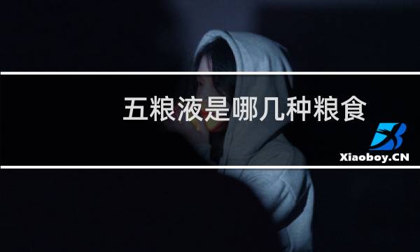 五粮液是哪几种粮食