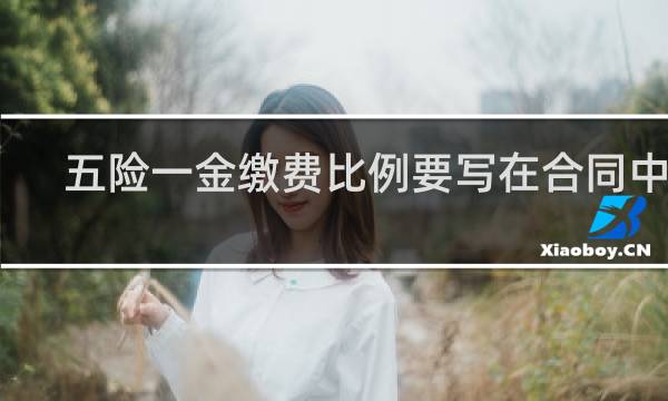 五险一金缴费比例要写在合同中吗