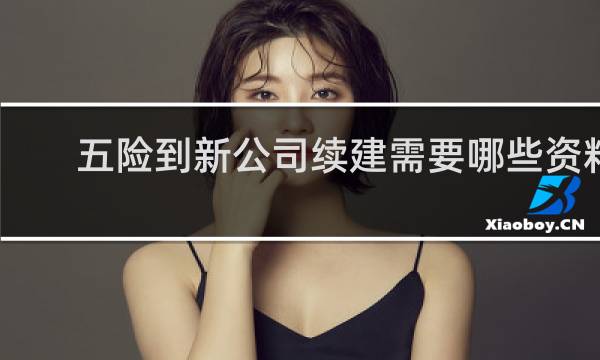 五险到新公司续建需要哪些资料