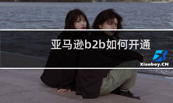 亚马逊b2b如何开通