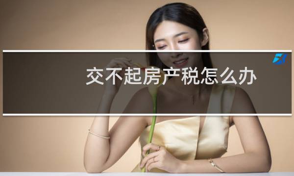 交不起房产税怎么办