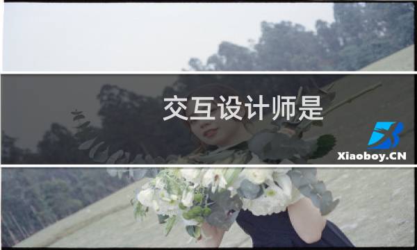 交互设计师是