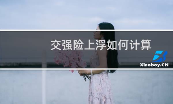 交强险上浮如何计算