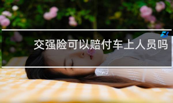 交强险可以赔付车上人员吗