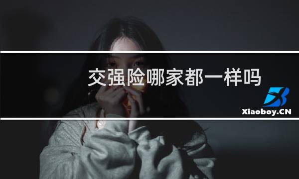 交强险哪家都一样吗