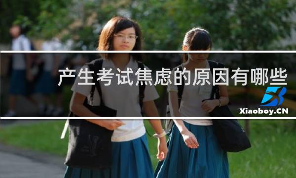 产生考试焦虑的原因有哪些