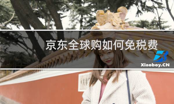 京东全球购如何免税费