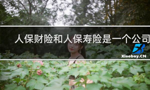 人保财险和人保寿险是一个公司吗