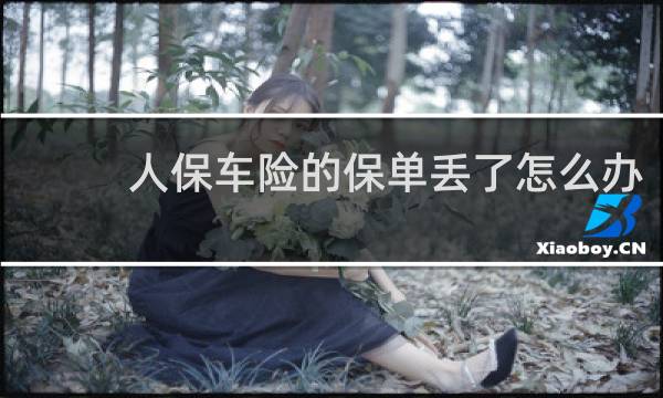 人保车险的保单丢了怎么办