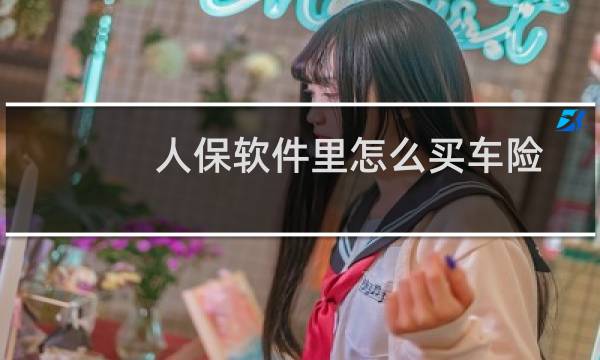 人保软件里怎么买车险