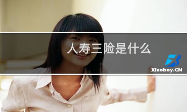 人寿三险是什么