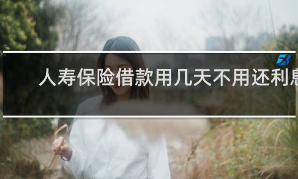 人寿保险借款用几天不用还利息