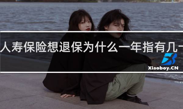 人寿保险想退保为什么一年指有几十块钱