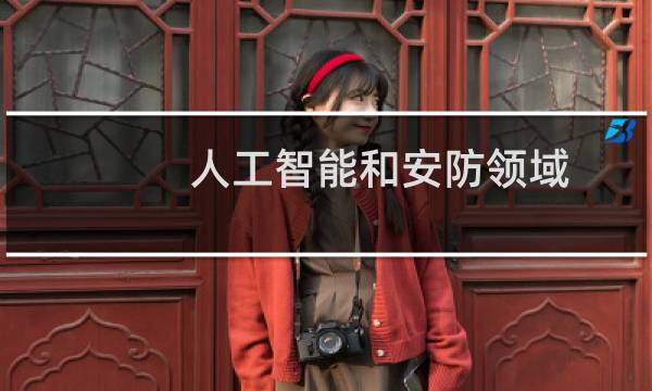 人工智能和安防领域