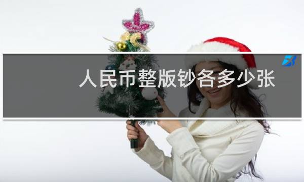 人民币整版钞各多少张