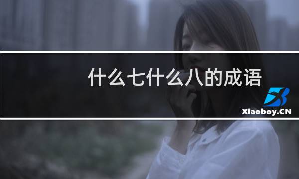 什么七什么八的成语