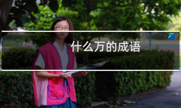 什么万的成语