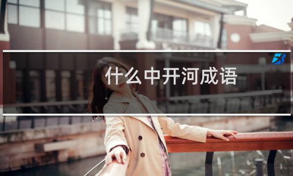 什么中开河成语